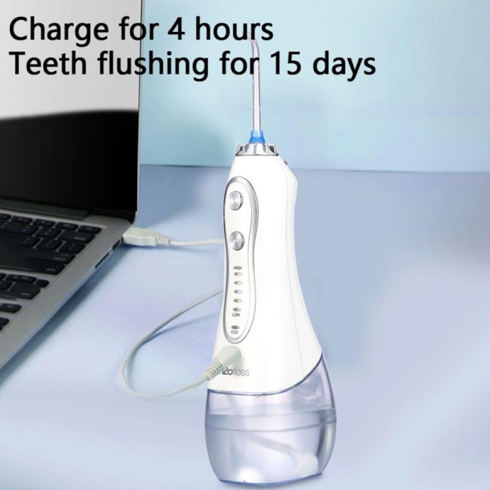 Oral Irrigator Cordless Water Flosser USB Rechargeable Irrigators 4