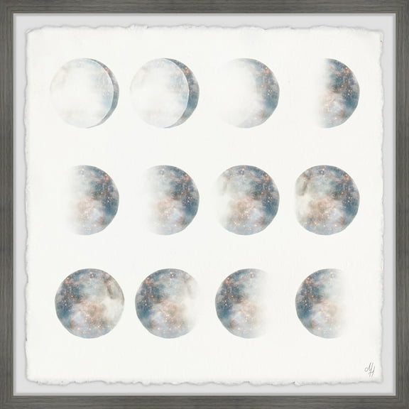 Marmont Hill Moon Phase Framed Wall Art