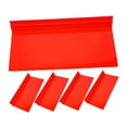 thumbnail image 4 of WRITWAA Red Slatwall Shoe Shelves, Durable and Stable, Clear View, High Loadbearing, 5Pcs, 4 of 7