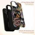 thumbnail image 4 of Witchy Halloween Phone Case for iPhone 16 15 14 13 12 11 Pro Max Plus Mini – Vintage Witch, Pumpkin & Skeleton Protective Hard Cover, 4 of 6