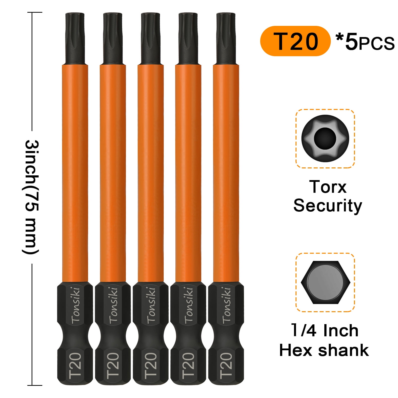 Security Torx Bit Set 3