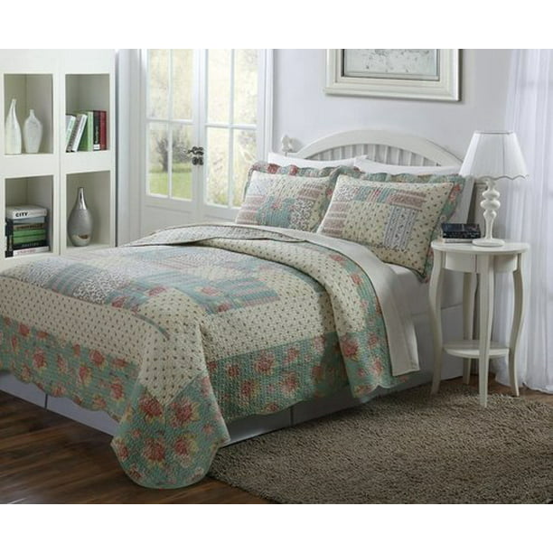 Legacy Decor 3 Pcs Quilt Bedspread, Sears Bedding Sets King