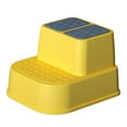 thumbnail image 2 of toddlers Step Stool, Double up toddlers Step Stool, Sturdy Kitchen Multiuse Step Stool, Two Step Stool for Bedroom, Sit Countertop yellow, 2 of 8
