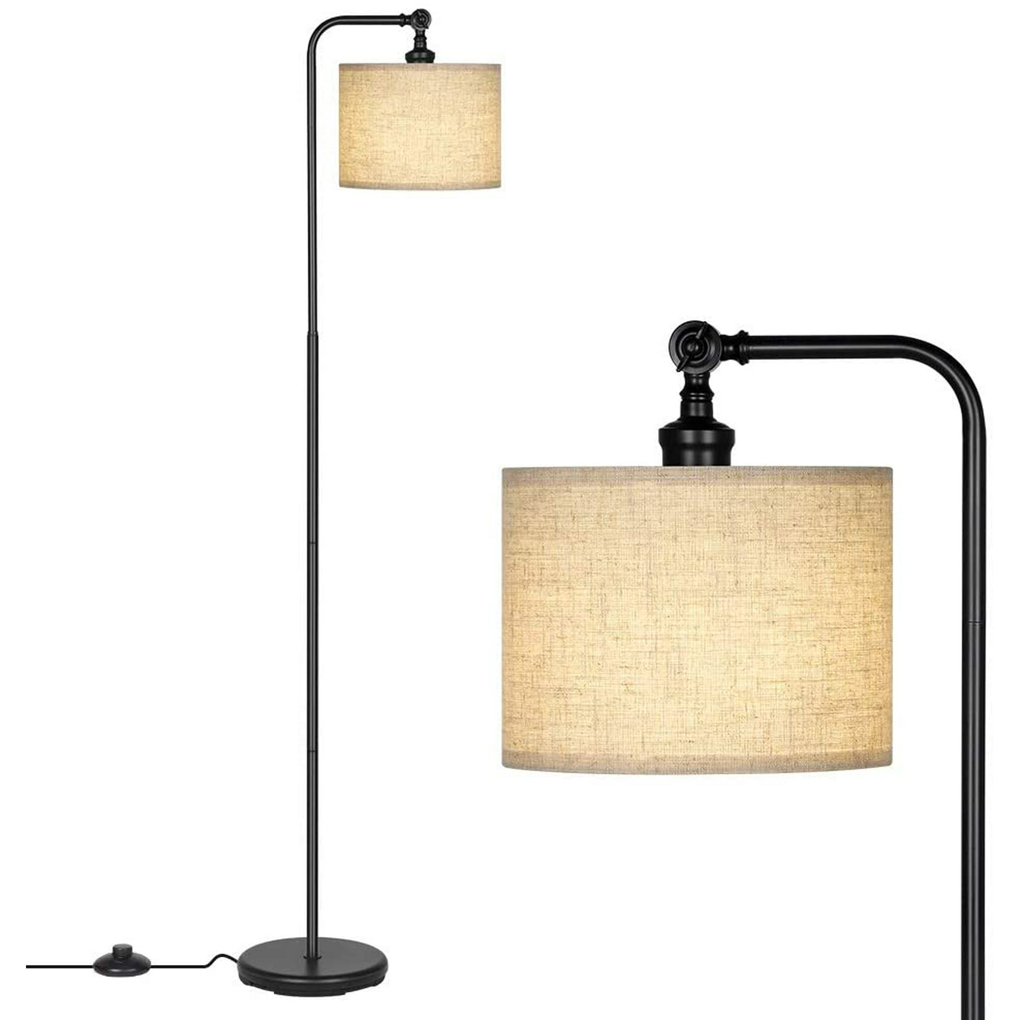 Wgthhk Modern Black Floor Lamp With, Tall Skinny Black Table Lamp