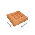 thumbnail image 3 of Byujiro Thickened Velvet Cushion Chair Cushion Sofa Floating Window Tatami Cushion Car Seat Cushion Kneeling Futon Cushion Washable Size 17.72x17.72 Inches, 3 of 6