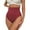 Red, variant on GEWSEY Thong Shapewear Tummy Control for Women High Waisted Stay-Put Body Shaper Girdle Compression Shapewear Thong (Red, S)