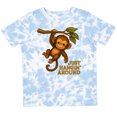 thumbnail image 3 of Inktastic Cute Monkey Just Hangin' Around Illustration Boys or Girls Toddler T-Shirt, 3 of 5