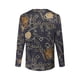 thumbnail image 4 of Hombres manga larga O-cuello impreso moda pulóver camisa casual Tops blusa Pompotops oipoqjl2276, 4 of 9
