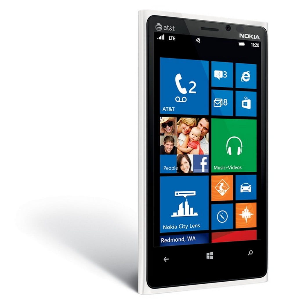 Nokia Lumia 920 Fully Unlocked White 32 Gb 4 5 In Screen Grade B Walmart Com