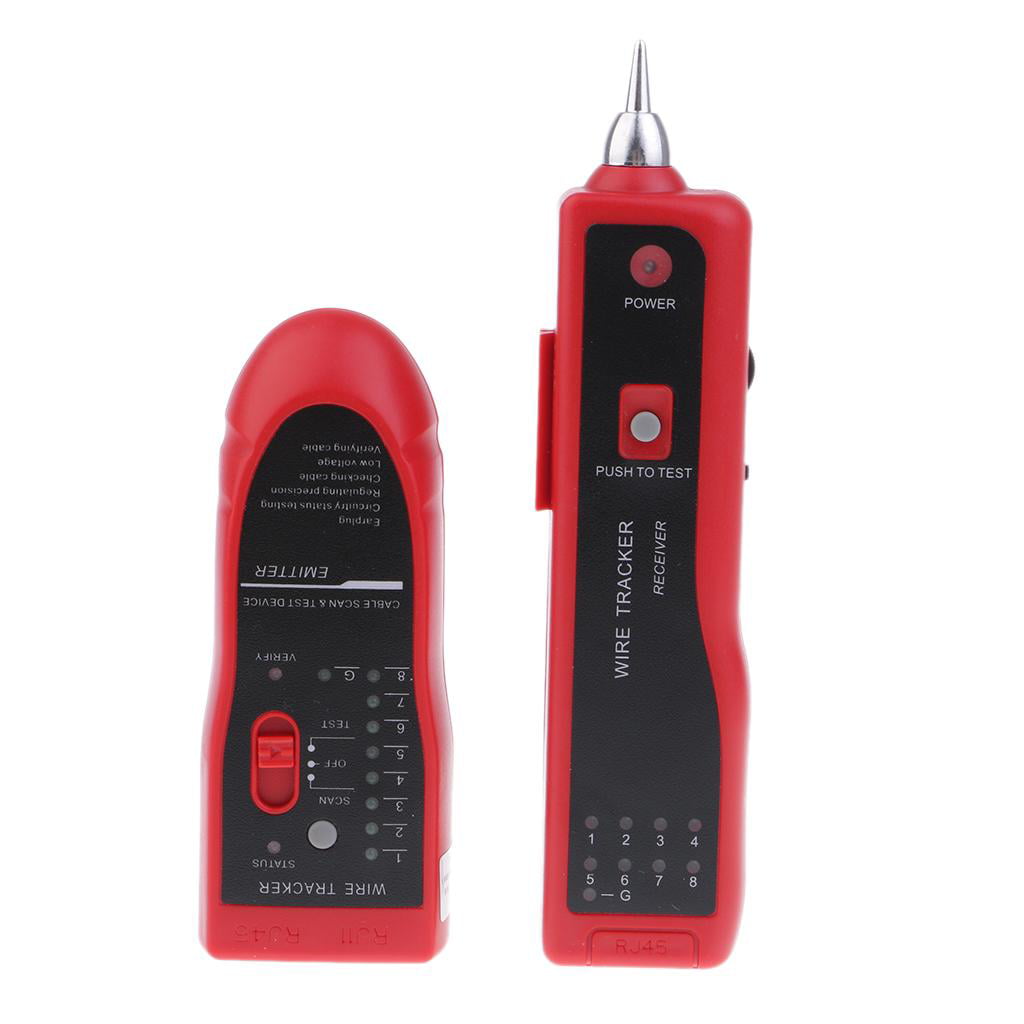 US Wire Tracker and cable tracker metal pipe locator detector RJ11 RJ45 Toolkit 