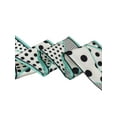 thumbnail image 4 of INSPIRE CHIC Women's Skinny Scarf Polka Dots Neck Wraps Ribbon Hairband Neckerchief Turquoise Cross Grain, 4 of 5