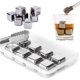 thumbnail image 1 of Juego de 8 cubitos de hielo, cócteles y ginebra reutilizables de acero inoxidable de calidad alimentaria, 1 of 5