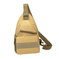 thumbnail image 4 of Bolso bandolera Salvador para hombre Caqui 16 cm x 9 cm x 30 cm, 4 of 10