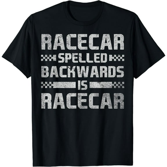 Race Cars Racecar Spelled Backwards Race Car Racing Apparel T-Shirt mens t shirt,black,women,funny,misfits,men,journey,t-shirt