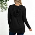 thumbnail image 4 of WAGUTH Women's Maternity Nursing Hoodies Long Sleeve Side Split Breastfeeding Sweatshirt Soft Casual Tunic Tops for Pregnancy Daily Wear,Black,XXL, 4 of 7
