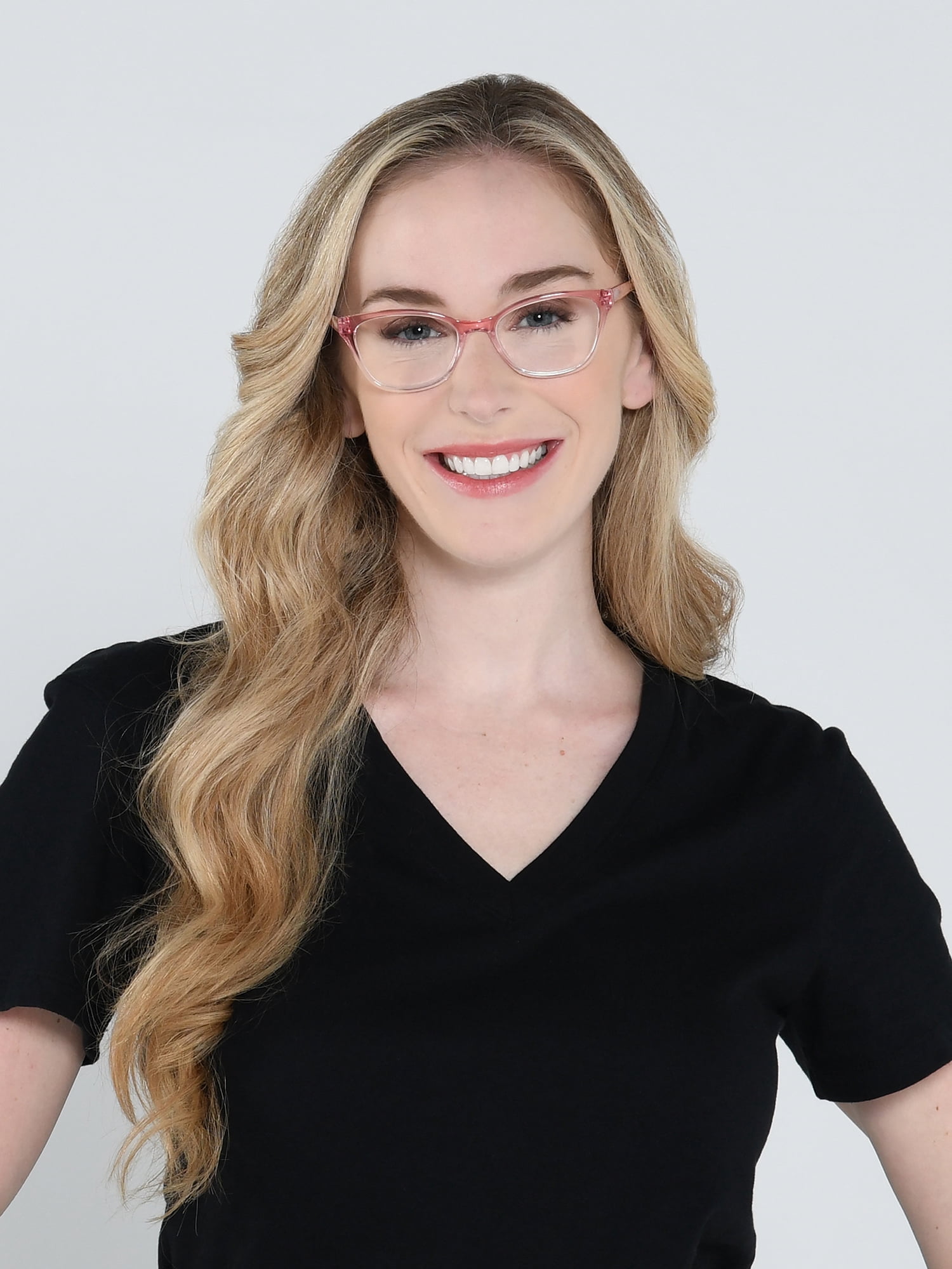 Foster Grant Pink Cat Eye Reading Glasses