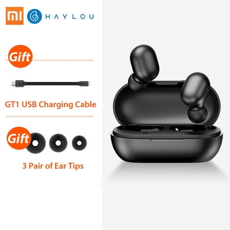 Xiaomi Haylou GT1 Mini TWS Earphone Touch Control Wireless Bluetooth 5.0 AAC Earbuds Handsfree Sport Headphone Noise Canceling Gaming Headset Binaural (Bluetooth Headset With Best Call Quality)