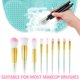 thumbnail image 3 of Alfombrilla de silicona para limpieza de brochas de maquillaje, almohadilla limpiadora para brochas de maquillaje, alfombrilla de limpieza para brochas cosméticas, herramienta de lavado, 3 of 5