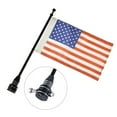 thumbnail image 5 of Motorcycle Flagpole Mount Metal 15" Flags Poles Fixed Mount for Luggage Rack Motorcycle Decoration, 5 of 9