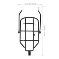 thumbnail image 3 of CIMAXIC Durable Bike Carrier Rack Back Stand Folding Cargo Rack Bike Rear Shelf Luggage Carrier for Outdoor,11.42"X6.3"X1.97", 3 of 5