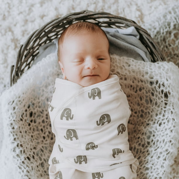 Gllquen Baby Premium Swaddle Blankets for 3 6 Months Baby Boy Girl 3 Pack Wrap Set Infant Adjustable 100 Organic Cotton Swaddles Medium Large