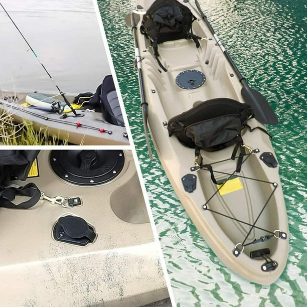 Flush Mount Fishing Boat Rod Holder, Durable 30 Dangle Designed Head  Storage Use Fishing Boat Rod Holder Plastic 2Pcs For Canoe