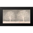 thumbnail image 2 of Aprile, Alessio 18x11 Black Modern Framed Museum Art Print Titled - Trees on Grey, 2 of 5