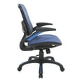 thumbnail image 2 of Mesh Seat and Back Manager's Chair in Blue Mesh Fabric, 2 of 11