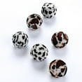 thumbnail image 7 of Walbest 5 Pieces Plush Soft Ball Cat Faux Fur Patch Puff Pom Balls Cat Toy with Catnip for Playing with Your Cats,1.38 Inches (Zebra and Leopard Style), 7 of 7
