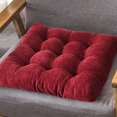 thumbnail image 4 of Isvgxsz Clearance Chair Cushion with Ties for Dining Chairs Thick Soft Seat Cushions Non Slip Corduroy Reversible Square Garden Patio Comfortable Chair Pads, 4 of 6