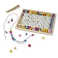 thumbnail image 3 of Melissa & Doug Created by Me! Alphabet Beads Deluxe Wooden Stringing Beads, 200+ Beads and 8 Laces for Jewelry-Making, 3 of 9