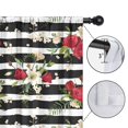 thumbnail image 4 of Blackout Kids Curtains,Pioneer Flower Floral Print Pattern Childrens Insulated Curtains Set Of 2,Bedroom Essentials,Toddler Room Decor 52"x63", 4 of 5