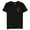 black, variant on Elevenparis Mens Go Back To Bed Graphic T-Shirt, Black, Medium