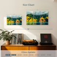 thumbnail image 3 of Elephant Stock Na Pali Coast Wall Art - Horizontal Multi Panel Canvas - Living Room Wall Decor - Beach Multi Panel - Yellow And Teal Decor - 23" x 14", 3 of 4