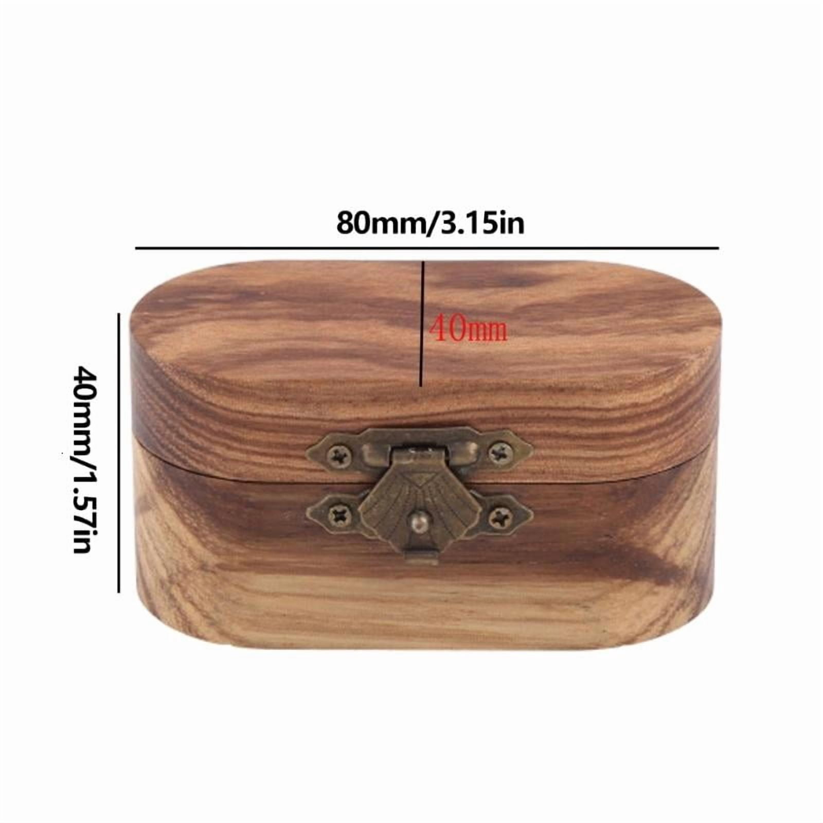 CEORPER Wooden Guitar Plectrums Holder Set Mini Jewelry Box Wooden Guitar Pick Box