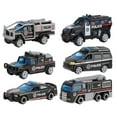 thumbnail image 3 of 1:64 Car Model Toy, 6 Sets Of Alloy Plastic Simulation Cars, Firefighting, Off Road, Pickups, Sports Cars, Racing Cars Trucks For Boys Kids, 3 of 8