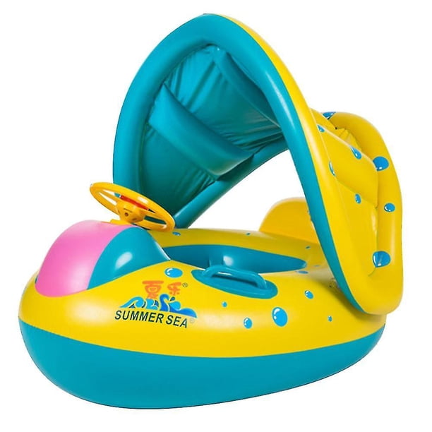 Anillo de natación inflable para bebé, piscina de verano para niños, flotador de natación con cisne, diversión con agua, juguetes para piscina, asiento de anillo para natación, deportes en barco
