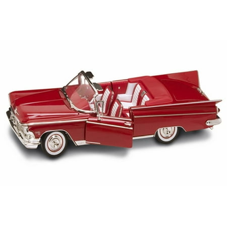 - 1959 Buick Electra 225 Convertible, Red - Road Signature 92598 - 1/18 Scale Diecast Model Toy Car