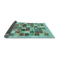 thumbnail image 2 of Ahgly Company Indoor Rectangle Abstract Light Blue Contemporary Area Rugs, 6' x 9', 2 of 4