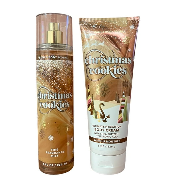 Bath and Body Works Christmas Cookies Fine Fragrance Mist & Body Cream