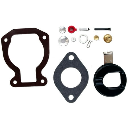 Carburetor Carb Kit w/ Float For Johnson Evinrude 6 HP 7.5 HP 1974-1988 398453