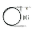thumbnail image 2 of Lokar Performance Auto Trans Kickdown Cable XKD-20PGBLDU Hi-Tech; For Use With Powerglide Transmission; 48 Inch Black Housing; With Black Fittings, 2 of 4