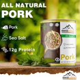 thumbnail image 6 of Mountain Essentials All Natural Canned Pork 28 oz, Fully Cooked Ready to Eat, Premium Meat for Emergency Survival, Camping, Food Storage, pack of 6, 6 of 9
