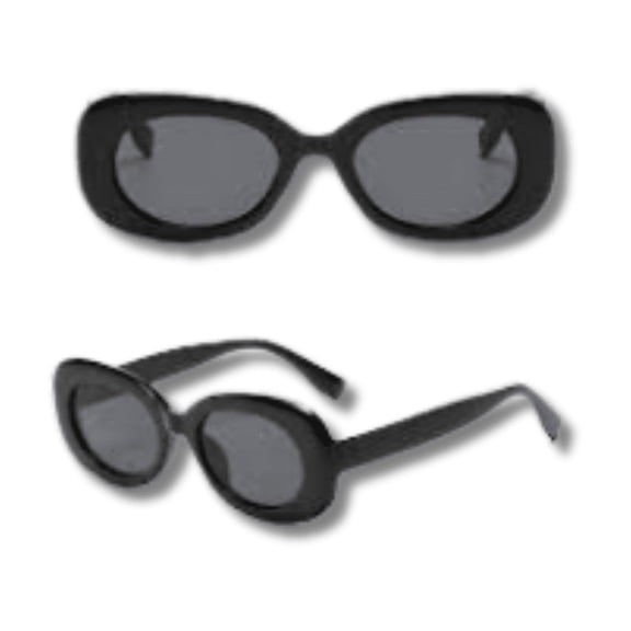 4  pieces Vintage Retro Oversized Sunglasses - Round Frame Fashion Shades