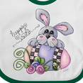 thumbnail image 4 of Inktastic Happy Easter Bunny Rabbit Boys Baby Bib, 4 of 4