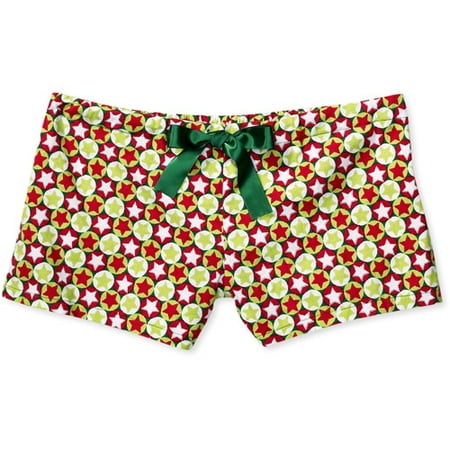 No Boundaries - Juniors Flannel Boxer Shorts
