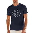 thumbnail image 7 of Ankishi Couples Matching Shirts Star Galaxy Space Men Crew Neck Cotton Tees Fashion Clothes Tops for Holiday, 7 of 7