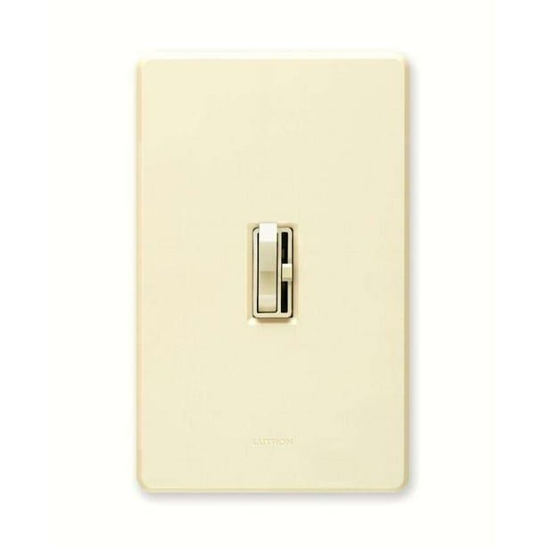 Lutron 12123 - 120 volt Almond Toggler 1000 watt Wall Dimmer Switch