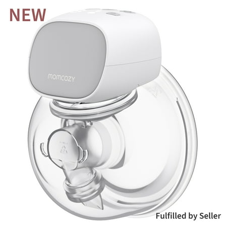 Momcozy S9 Pro Wearable Breast Pump, Hands Free Electric Breast Pump of LED Display 2 Modes & 9 Levels 24mm Gray