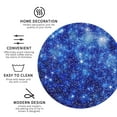thumbnail image 4 of Bingfone Vintage Blurred Star Snow Christmas Leather Drinks Coasters With Set Of 6,Suitable For Home Kitchen,Coffee Cup Coasters Home Gift, 4 of 9